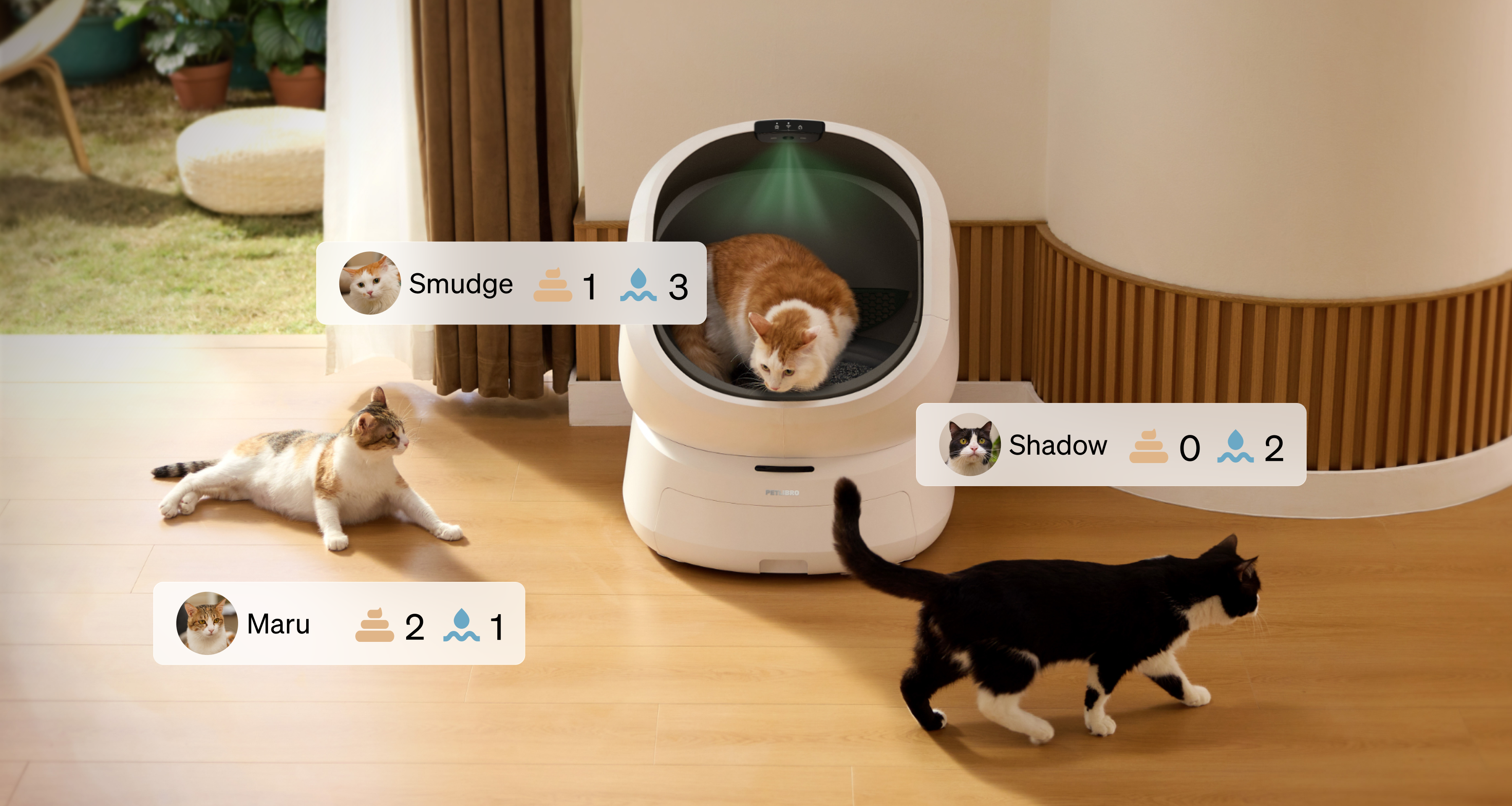 Luma Smart Litter Box with Fountain