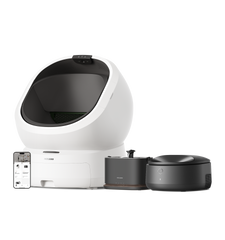 Luma Smart Litter Box & Polar Smart Wet Food Feeder & Dockstream 2 Smart Fountain