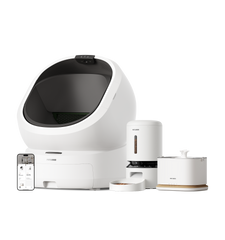 Luma Smart Litter Box & Granary Smart Camera Feeder & Dockstream 2 Smart Fountain