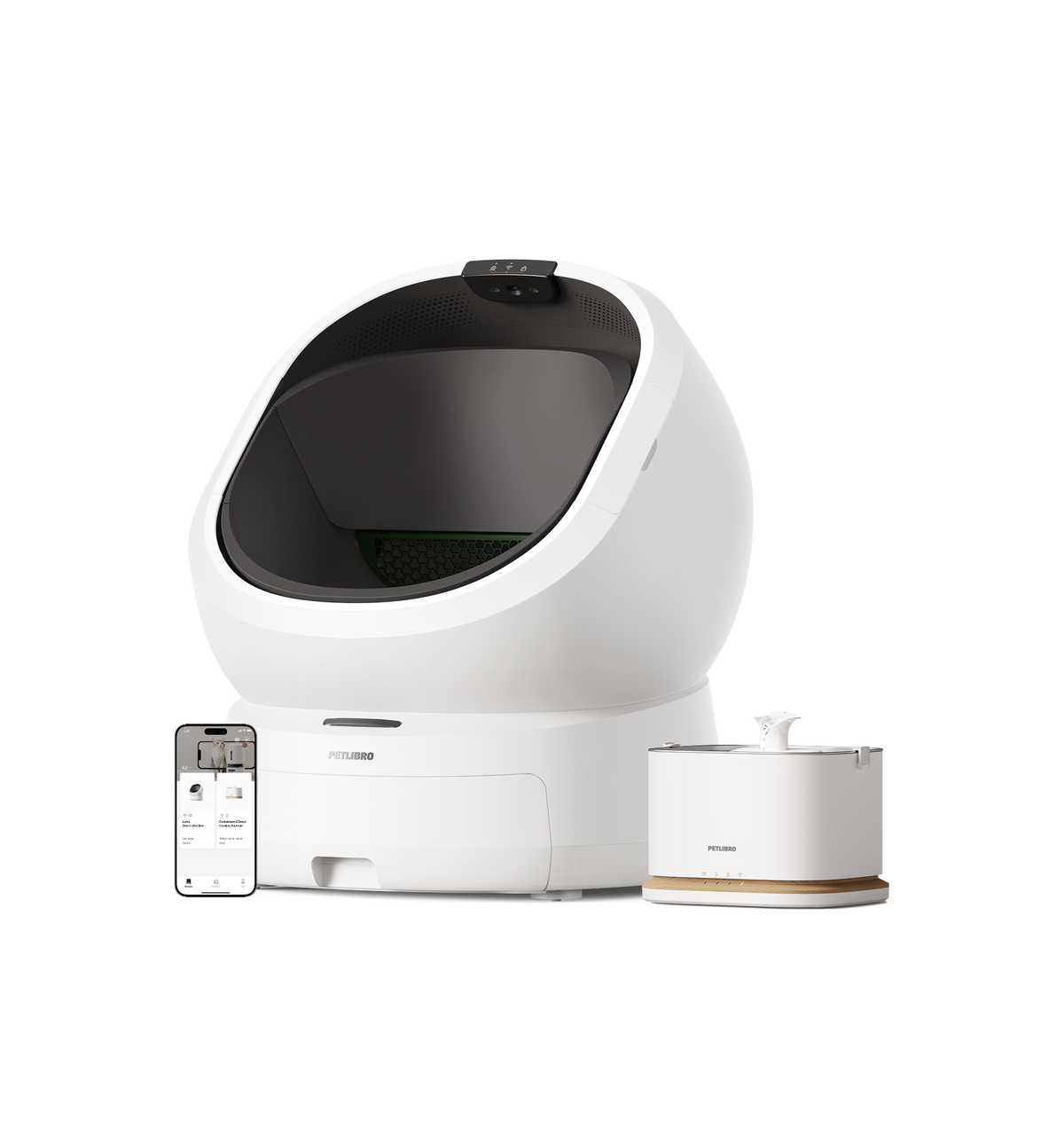Luma Smart Litter Box & Dockstream 2 Smart Fountain