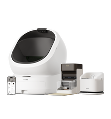 Luma Smart Litter Box & Dockstream RFID Smart Fountain & One RFID Smart Feeder