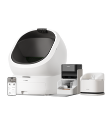 Luma Smart Litter Box & Dockstream RFID Smart Fountain & One RFID Smart Feeder
