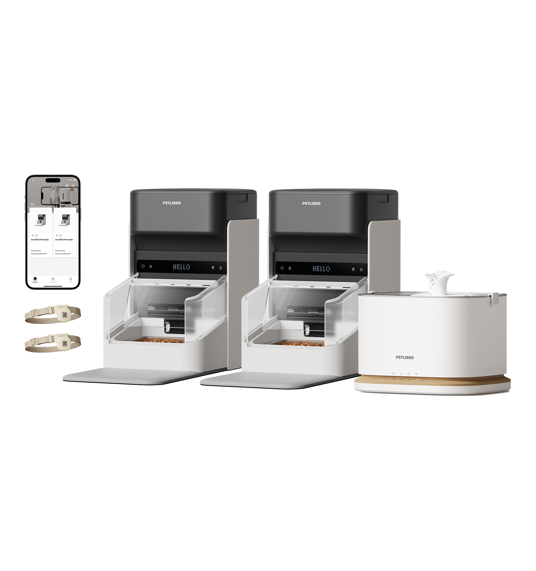 RFID Smart Feeder & Dockstream 2 Smart Cordless Fountain Bundle