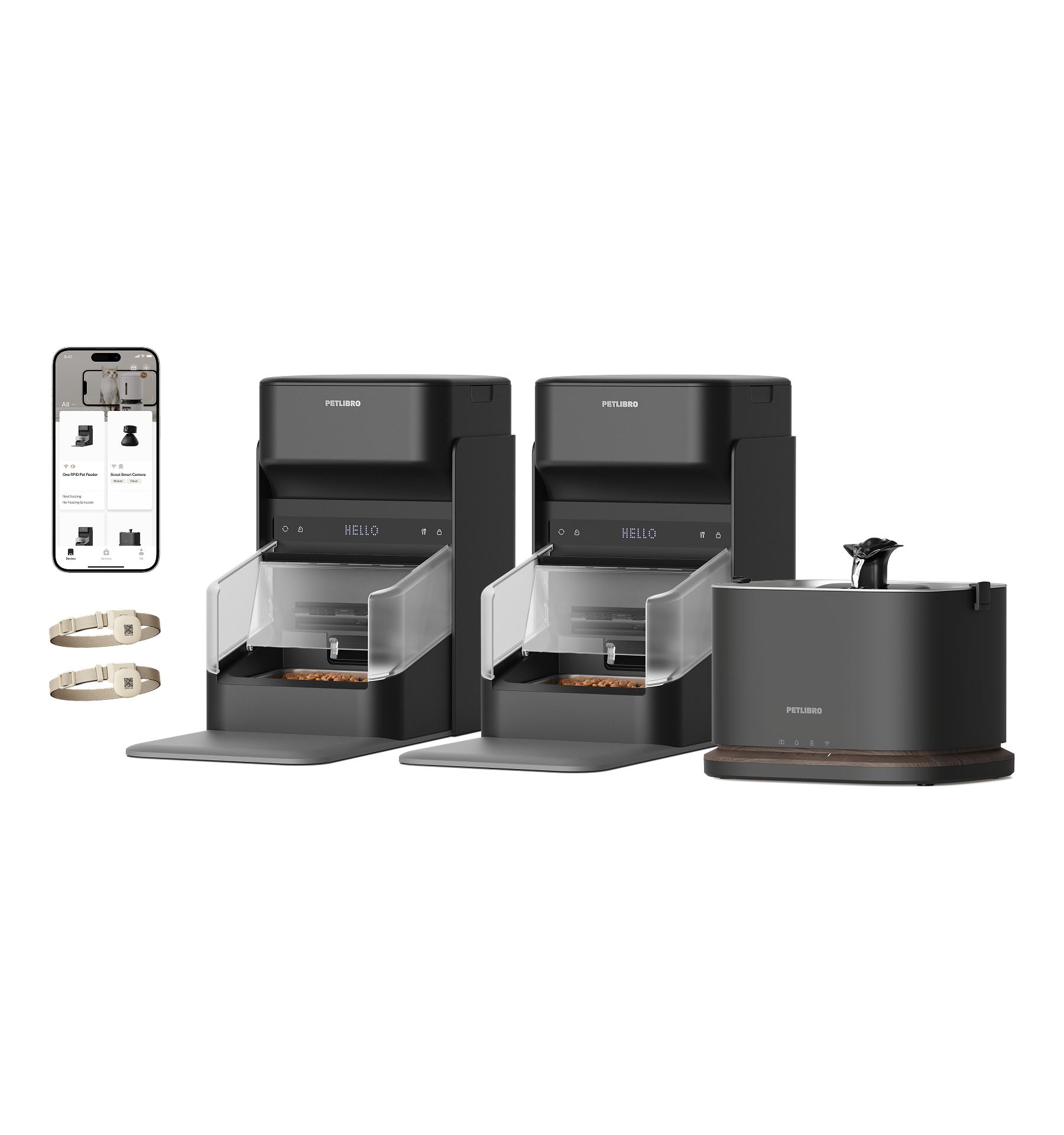 RFID Smart Feeder & Dockstream 2 Smart Cordless Fountain Bundle