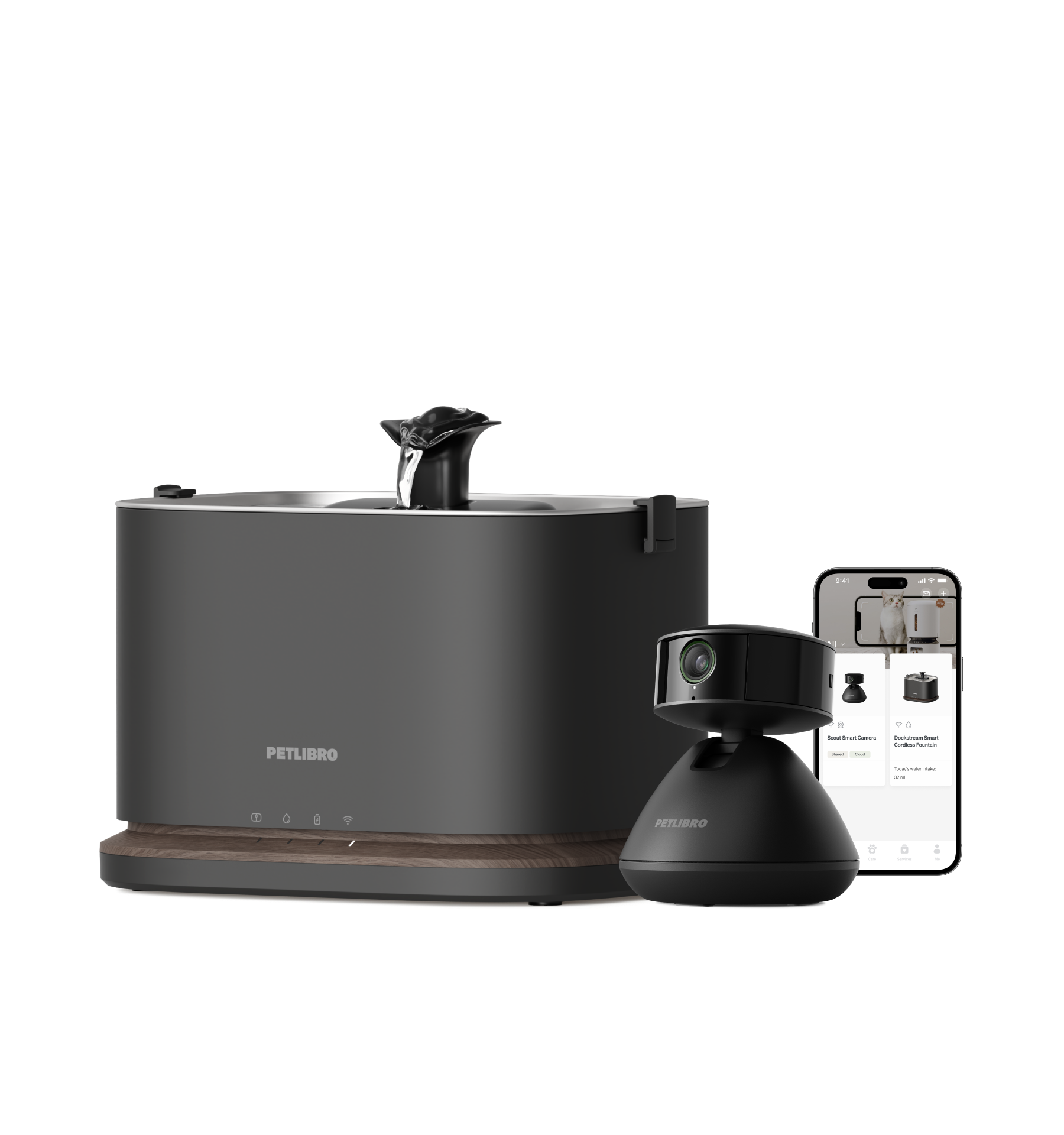 Scout Smart Camera & Dockstream 2 Smart Fountain
