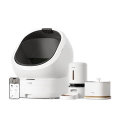 Luma Smart Litter Box & Granary Smart Camera Feeder & Dockstream 2 Smart Fountain