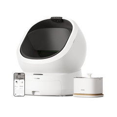 Luma Smart Litter Box & Dockstream 2 Smart Fountain