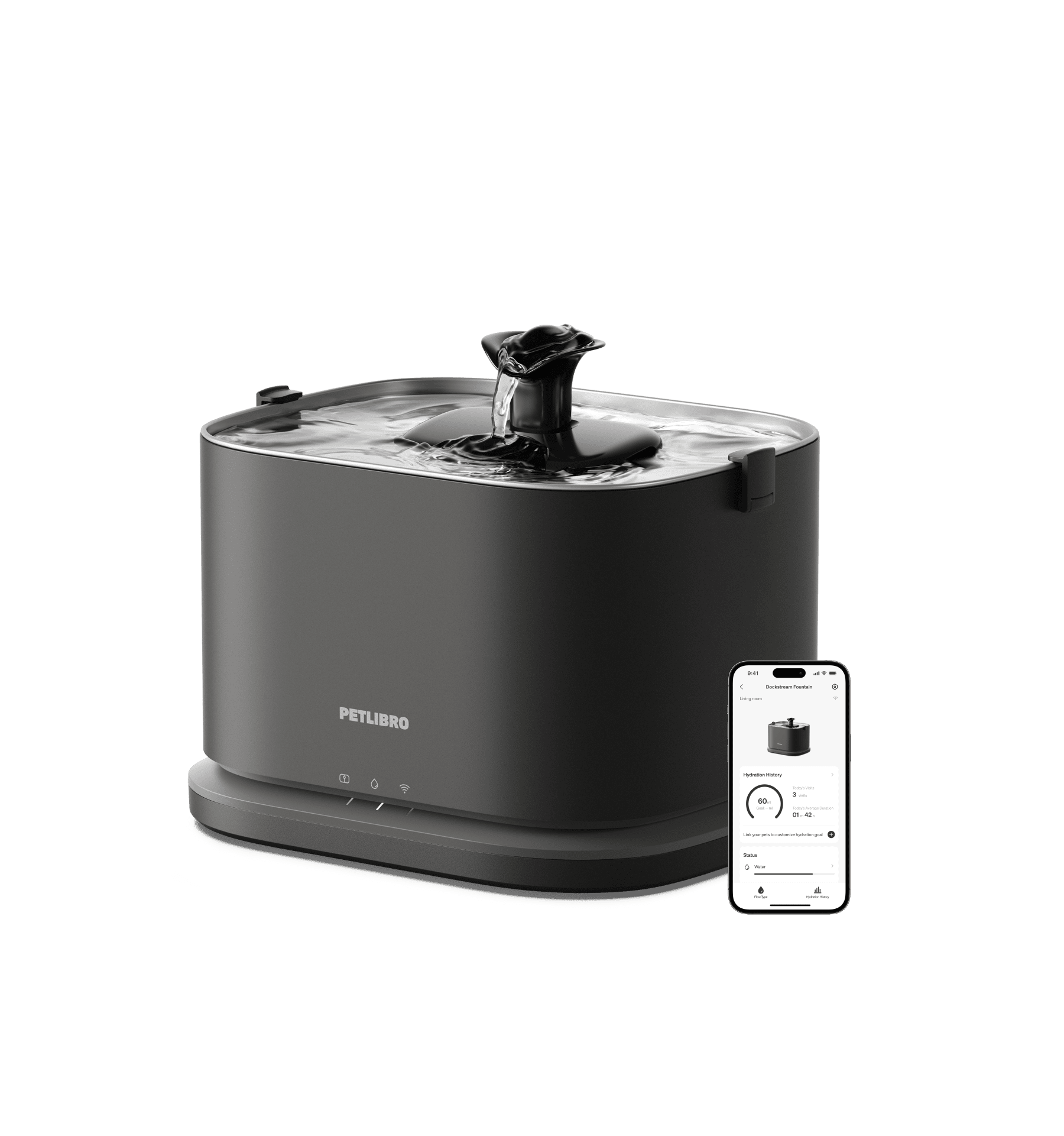 Dockstream 2 Smart Fountain for pet